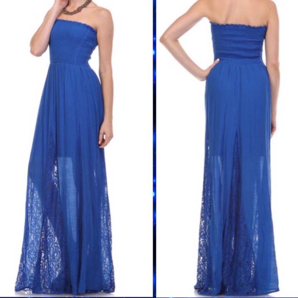 NWT LESHOP maxi dress size small